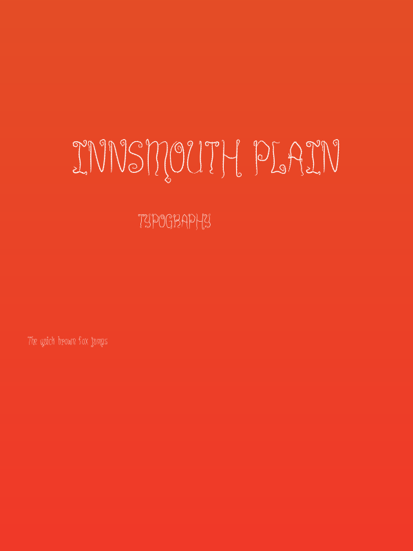 Innsmouth Plain Poster