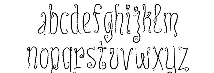 Innsmouth Plain Font LOWERCASE