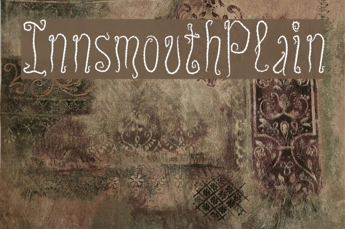 InnsmouthPlain フォント examples
