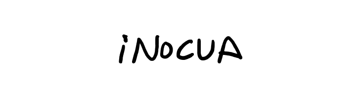 Inocua  नि: शुल्क फ़ॉन्ट्स डाउनलोड