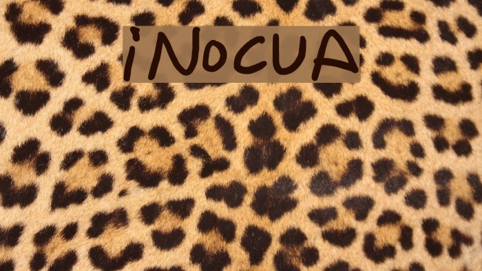 Inocua Font examples