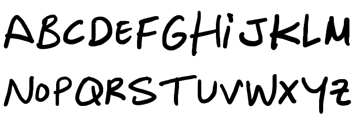 Inocua Font LOWERCASE