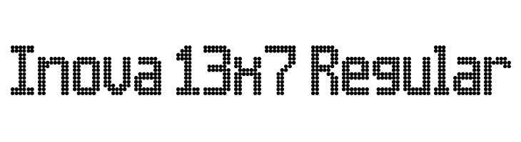 Inova 13x7 Regular Font