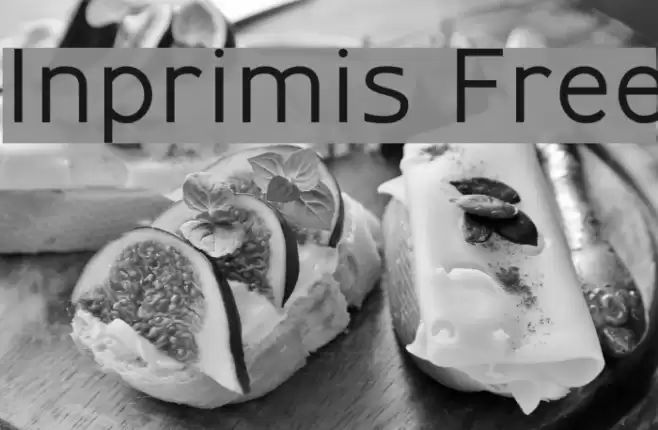 Inprimis Free Font examples