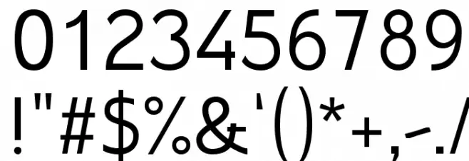 InprimisFree Font OTHER CHARS