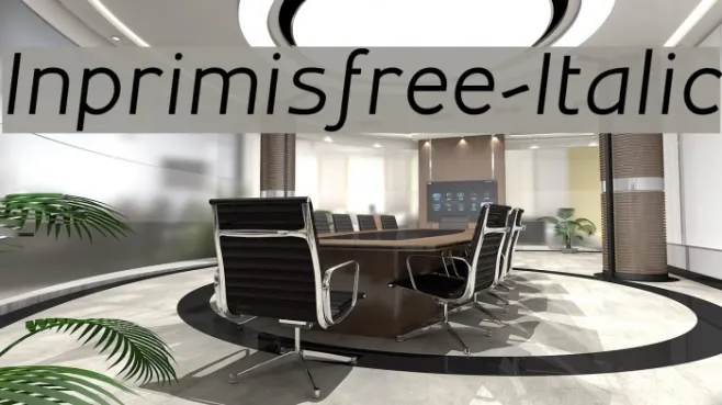 Inprimisfree-Italic Example 1