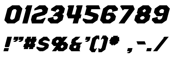 Inquisition Italic Font OTHER CHARS