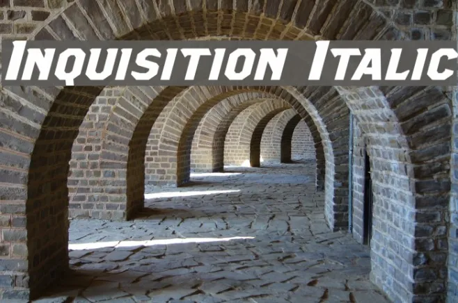 Inquisition Italic Example 1