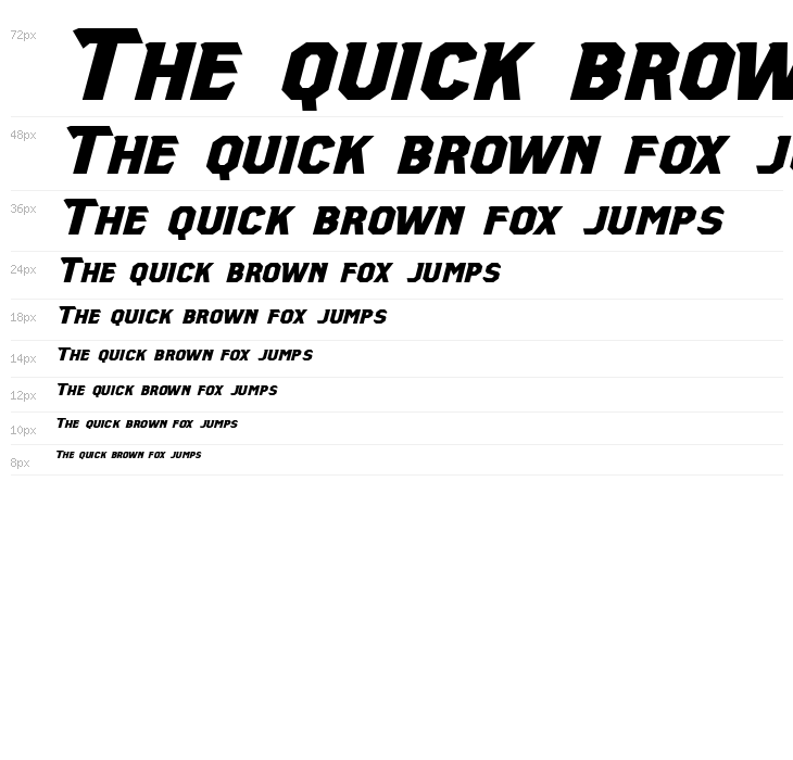 Inquisition Italic Waterfall