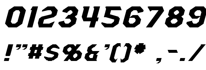 Inquisition Thin Italic Font OTHER CHARS
