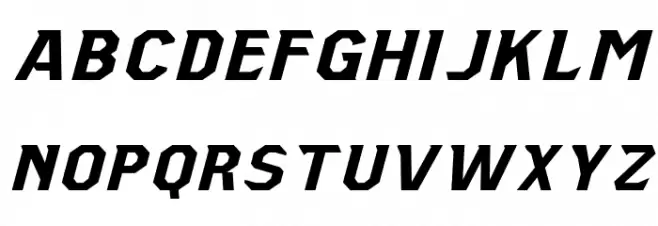 Inquisition Thin Italic Caratteri MINUSCOLO