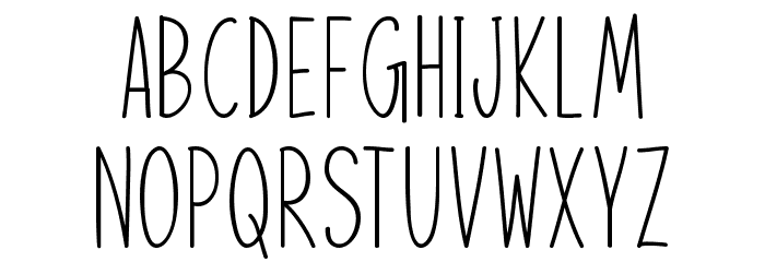Inquisitive Font LOWERCASE
