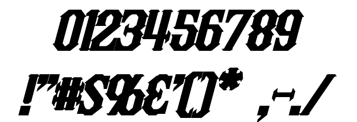 Inquisitor Bold Italic Font OTHER CHARS