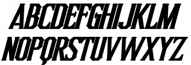 Inquisitor Bold Italic फ़ॉन्ट अपरकेस