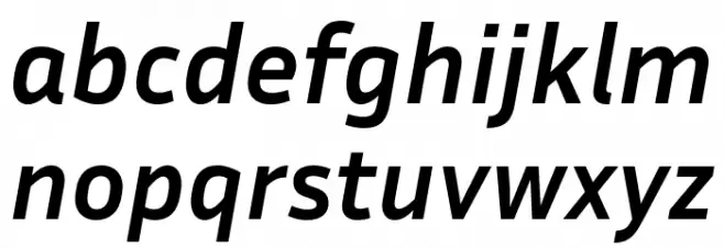 Inria Sans Bold Italic Fuentes MINÚSCULAS