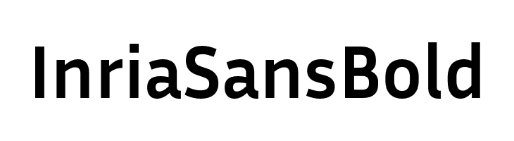 Inria Sans Bold  免费字体下载