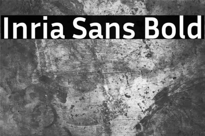 Inria Sans Bold Font examples