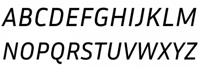 Inria Sans Italic Fuentes MAYÚSCULAS