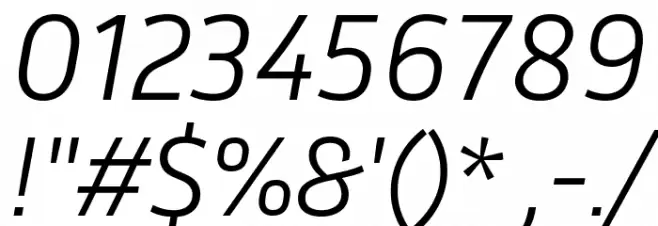 Inria Sans Light Italic Font OTHER CHARS