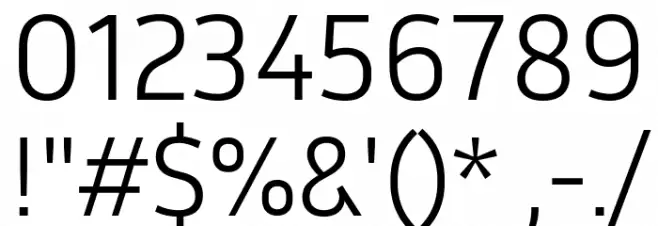 Inria Sans Light Font OTHER CHARS