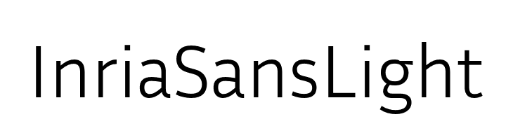 Inria Sans Light  Скачать бесплатные шрифты