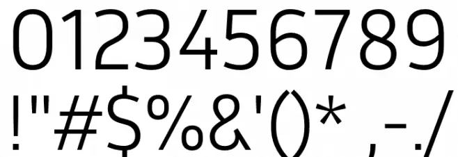 Inria Sans Light Font OTHER CHARS