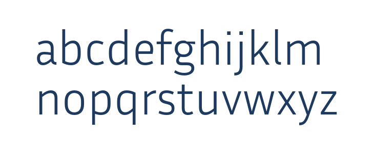 Inria Sans Light Lowercase