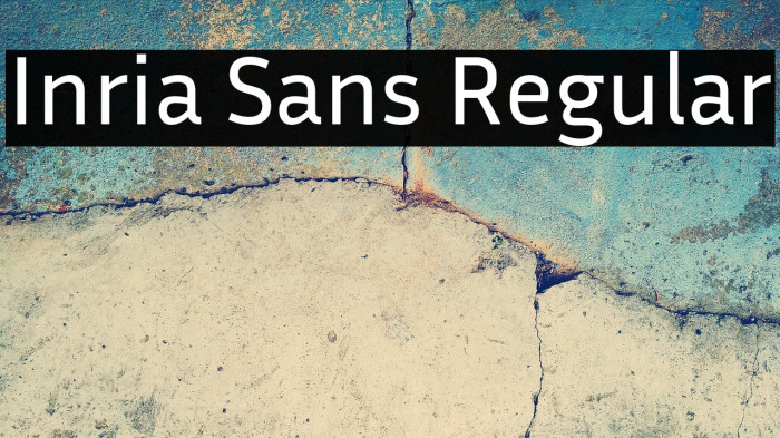 Inria Sans Regular Example 1