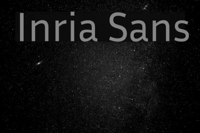 Inria Sans Font examples
