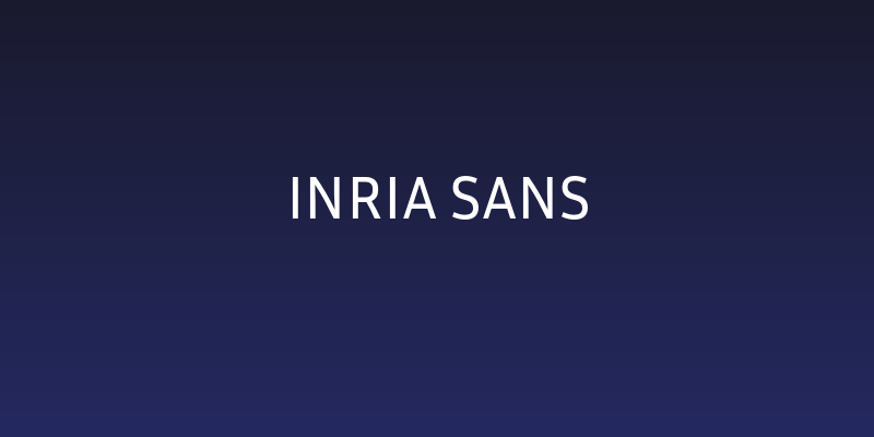 Inria Sans Social Header