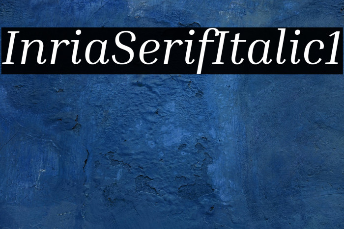 Inria Serif Italic1 Example 1