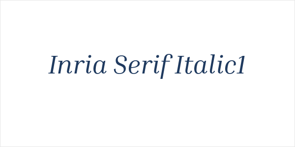 Inria Serif Italic1 Logo