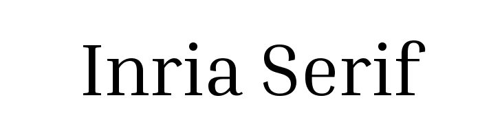 Inria Serif Font
