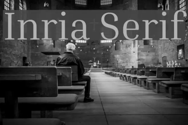 Inria Serif Font examples