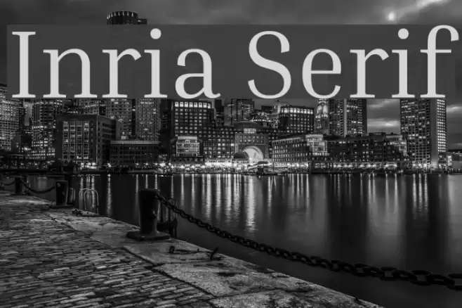 Inria Serif Font examples