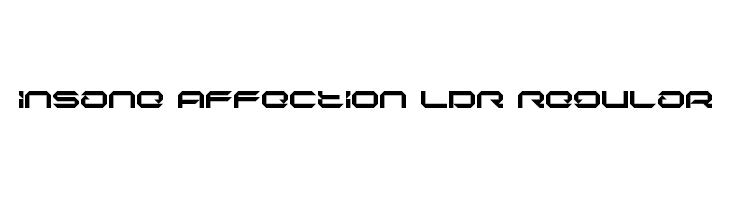 Insane Affection LDR Regular  免费字体下载