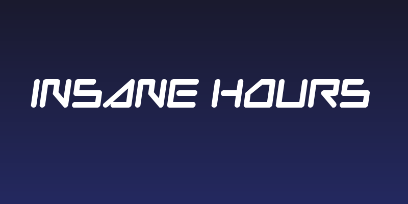 Insane Hours Social Header