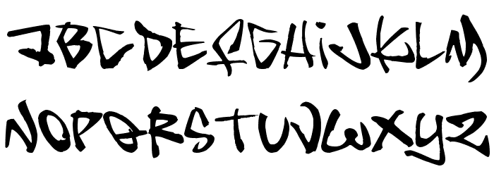 Insane Font LOWERCASE