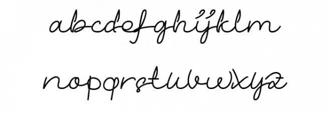 Insani Regular Schriftart Kleinbuchstaben