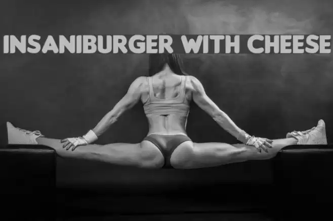 Insaniburger with Cheese Font examples