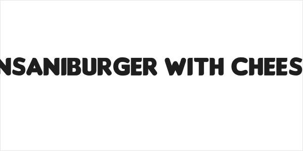 Insaniburger with Cheese Logo
