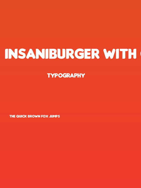 Insaniburger with Cheese Poster