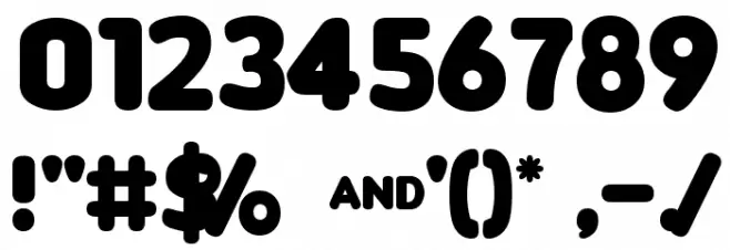 Insaniburger Font OTHER CHARS