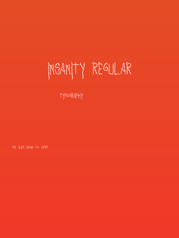 Insanity-Regular Poster