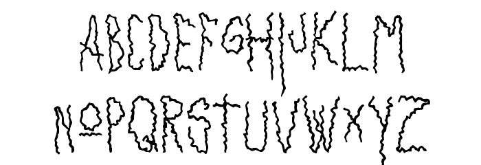 Insanity-Regular Font LOWERCASE