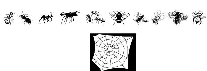 Insects07 Font OTHER CHARS
