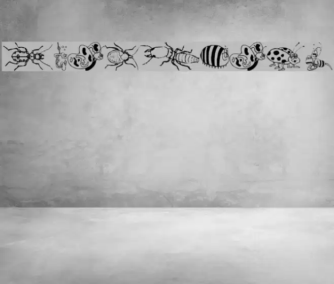 InsectsMK Font examples