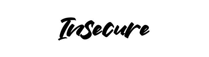 Insecure  Скачать бесплатные шрифты