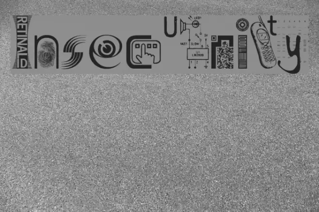 Insecurity Font examples