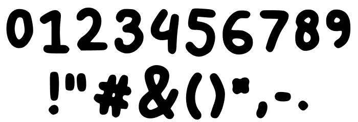 Insecute Regular Font OTHER CHARS